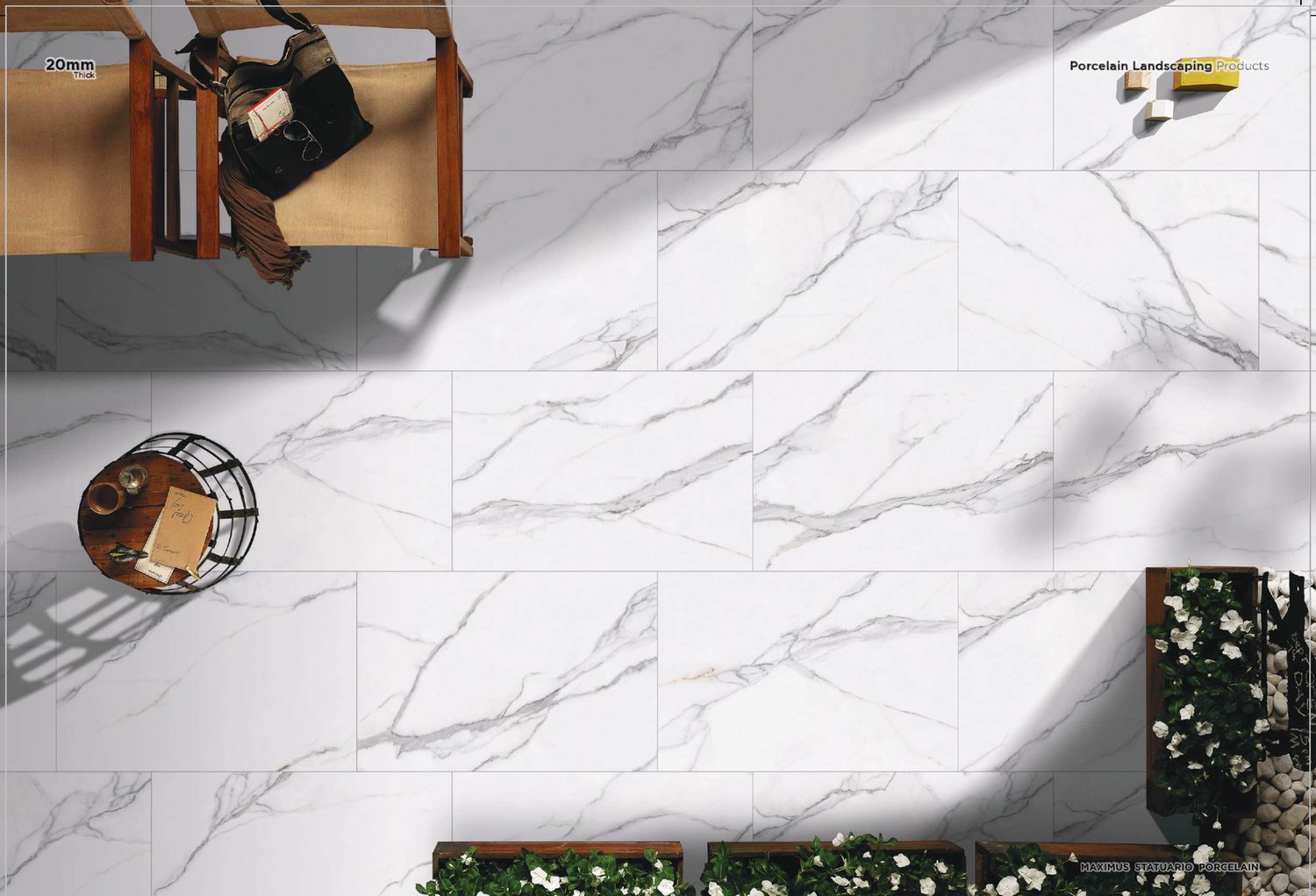 Maximus Statuario marble-effect porcelain