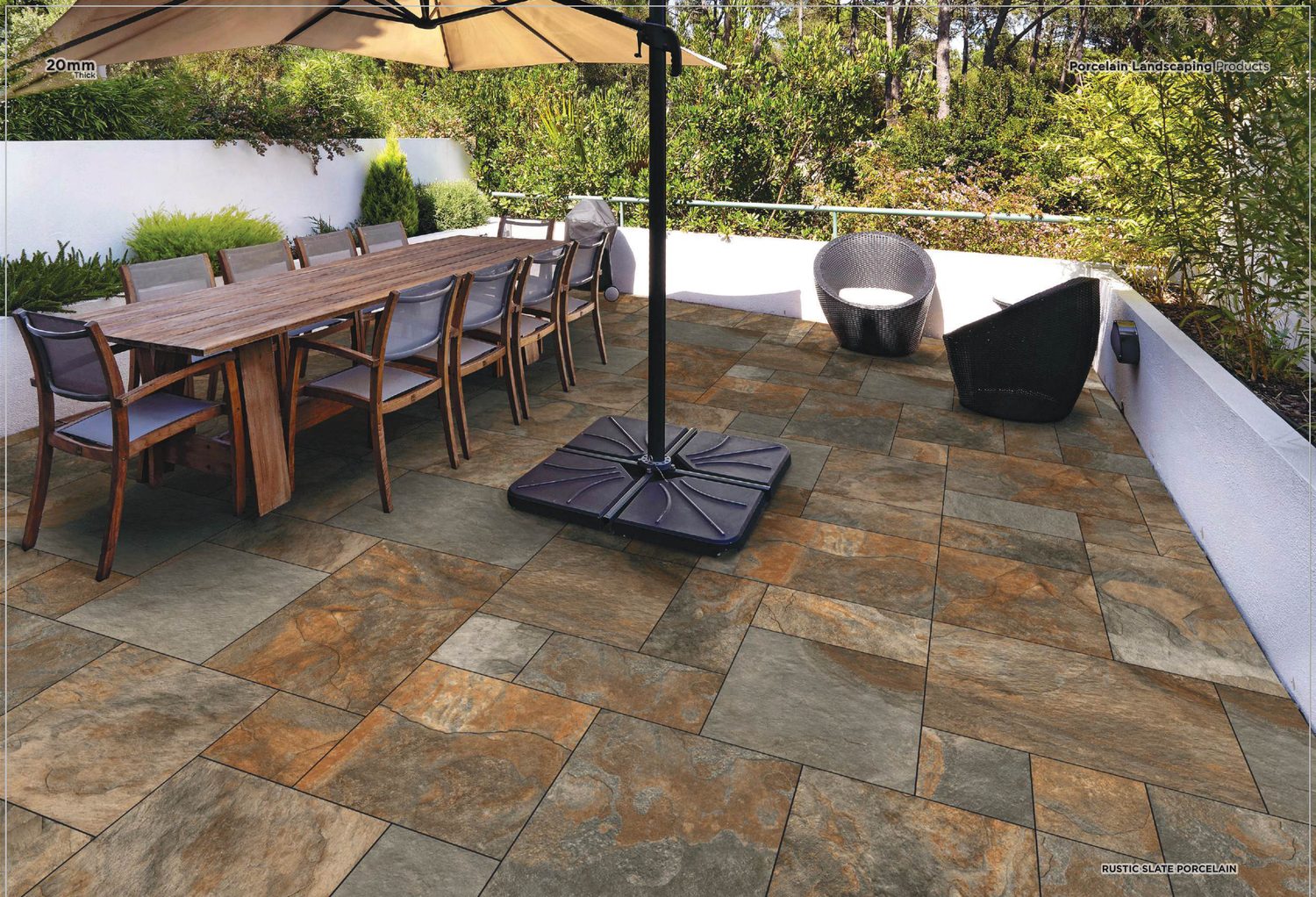 Rustic Slate porcelain