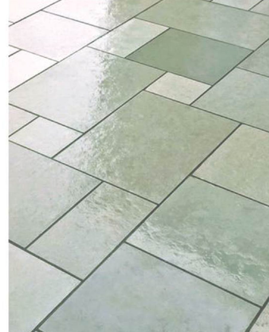 Kota Blue Limestone paving slabs
