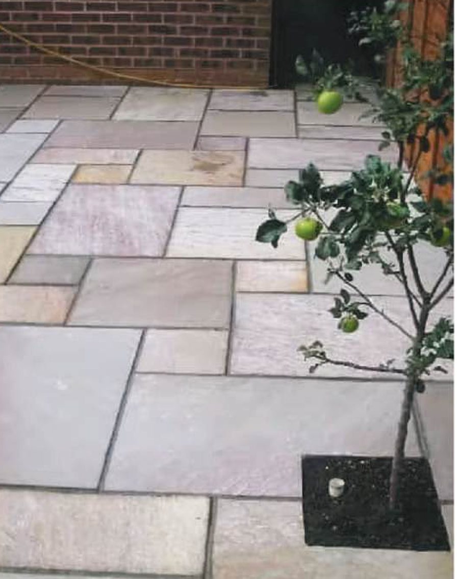 Raveena riven sandstone paving