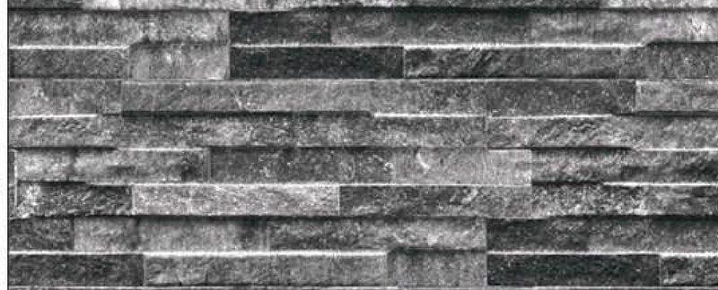 Volcano Black porcelain wall cladding